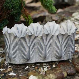 Top Selling Outdoor Garden Decorative Antique Zinc Rustic <b>Plants</b> Decorative Galvanized Metal Planters <b>Pots</b> At Low Price - Product Image 1