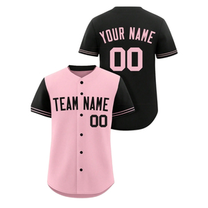 Jersey Deportivo de Béisbol de Alta Calidad, Personalizable con Números de Jugador, Cierre Completo con Botones, Transpirable, Unisex, la Mejor Opción - Product Image 1