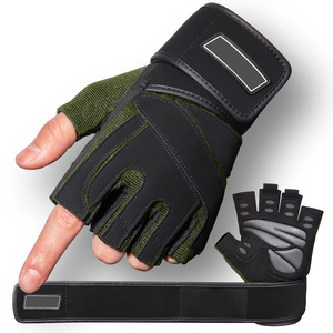 Gants d'entraînement multi-usages avec support pour les poignets, grip antidérapant, matière respirante pour la salle de sport, le cyclisme, la musculation et le fitness - Product Image 1