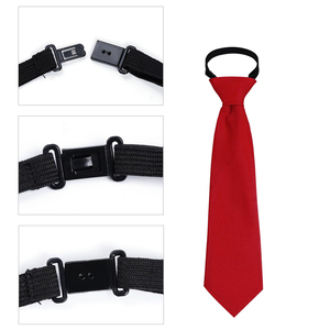 Cravate pré-nouée pour garçon avec sangle réglable pour les fêtes, les remises de diplômes et les uniformes scolaires - Product Image 3