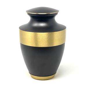 Urna Funeraria de Latón LU, Urna para Cenizas Blanca, Estilo Americano, Capacidad de 200 Pulgadas Cúbicas - Product Image 2