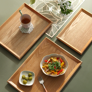 Custom Shape Wooden Serving Tray Handmade Natural Wood Display <b>Platter</b> for Retail Gift Home Decor Wholesale - Product Image 4