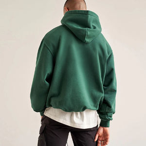 Sudadera con Capucha Oversize de Algodón Grueso para Hombre, Estilo Urbano, Personalizable, Venta al por Mayor - Product Image 2