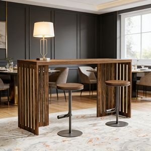 Farmhouse-Style Console <b>Table</b> for Entryway or Behind Sofa Bar <b>Tables</b> for Couch Use - Product Image 5