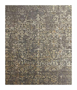 Alfombra de corte contemporáneo hecha a mano, alfombra alta y baja, diseño de telar manual para sala de estar - Product Image 3