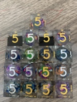 Dés à six faces en résine D4 D6 D8 D10 D12 D20, thème Pieuvre, Tortue de mer, Hibou, Dragon, 7 pièces, bords tranchants, illustrations thématiques, pour DND RPG