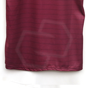 Haut de sport sans manches bordeaux en polyester pour femme, col en V, respirant, uniforme de golf pour adulte, vêtements de sport, chemises athlétiques personnalisées, vente en gros - Product Image 6