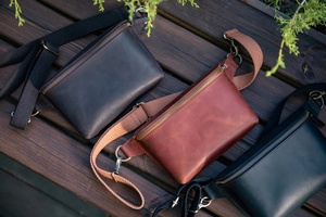 Premium Genuine Leather Fringe Handbag for Women – Vintage Boho Style Shoulder <b>Bag</b> with Tassels & <b>Studded</b> Detail - Product Image 3