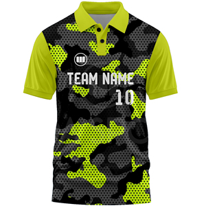 <b>Best</b> Selling Cricket Jersey Custom Shirt Teams Lightweight Breathable Quick Dry Eco-Friendly Sublimation 100% Polyester - Product Image 2