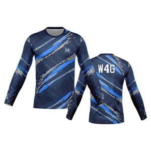 เสื้อยืดผู้ชายคอโอ แขนยาว ทรงปกติ ผ้าฝ้าย 100% ระบายอากาศได้ดี พิมพ์ลายตามสั่ง แห้งเร็ว เป็นมิตรกับสิ่งแวดล้อม รับผลิตแบบ OEM ODM เสื้อเย็บติดกัน - Product Image 3