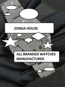 Montre mécanique unisexe de luxe personnalisée en acier inoxydable antique avec diamants Moissanite, faite à la main, prix de gros - Product Image 6