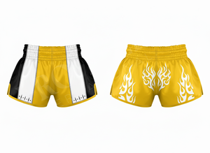 Shorts de Muay Thai respirants taille haute en satin pour entraînement professionnel de kickboxing et de combat, grande taille - Product Image 6