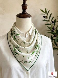 Premium Printed Short <b>Scarf</b> Fabric Custom OEM ODM White Label Textile Manufacturer Wholesale Fashion Fabric Products Export - Product Image 3