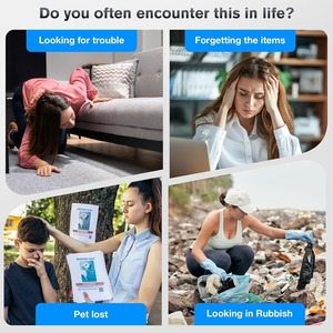 جهاز تتبع GPS للحيوانات الأليفة مقاوم للماء IP67 من البلاستيك لنظامي iOS وأندرويد للعلامات الذكية - Product Image 4