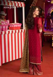 Robes de soirée pakistanaises élégantes, tenue de fête pour femmes, ensemble brodé 3 pièces, mesures personnalisées, couleurs, ensemble de mariage traditionnel - Product Image 3