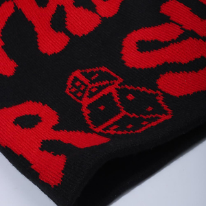 Bonnet tricoté unisexe OEM personnalisé de haute qualité 100 % acrylique, avec étiquette tissée teinte à la lettre, pour l'hiver, le ski et le pêcheur, modèle adulte courant - Product Image 4