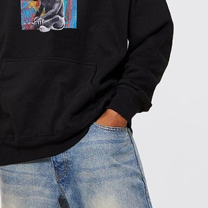 Sweat à capuche pour homme en coton 100% durable, imprimé sérigraphié, personnalisable (logo/couleurs), anti-plis, en tissu polaire avec poches, idéal pour l'automne - Product Image 6