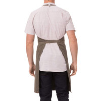 Tablier en toile de coton personnalisable avec poches pour outils, bretelles réglables, idéal pour la cuisine, la pâtisserie, le barbecue, les ateliers et les activités artisanales.