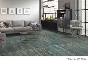 Azulejos de porcelana con superficie metálica para exportación, en tamaños de 60x120cm, 600x1200mm y 24x48, para diseño moderno de paredes y suelos interiores. - Product Image 2