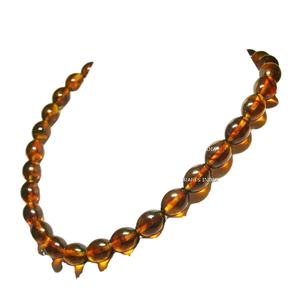 Mode quotidienne femmes perles de résine collier à la main détaillé perlé bois et résine perles collier pour femmes mode - Product Image 1