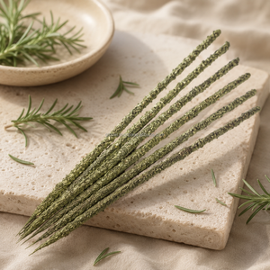 Bâtons d'encens plats de 9 pouces aux fleurs séchées, parfum cannelle, en bois de bambou naturel, Agarbatti, pour la prière et l'aromathérapie, vente en gros en vrac - Product Image 4