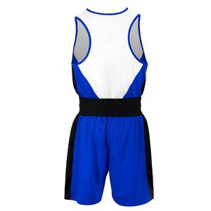Uniforme de boxe en polyester de qualité supérieure pour adultes, col rond, sans manches, pour compétition de kickboxing, service OEM - Product Image 2