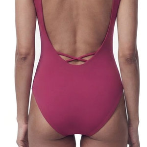 Traje de baño sencillo para mujer, para vacaciones en la playa, sesiones en la piscina, diversión acuática de verano con tela suave, diseño flexible y comodidad duradera - Product Image 5