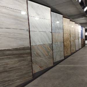 กระเบื้องบุผนังพอร์ซเลนแบบมันเงา ขนาด 600x1200 มม. ลายหินขัดเงา ดีไซน์มินิมอล สำหรับตกแต่งภายในห้องน้ำ - Product Image 5