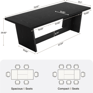 <b>Dining</b> <b>Table</b> Only - Product Image 6