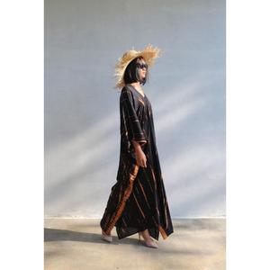 Black Tie Dye <b>Kaftan</b> Dress for Women Luxury Boho Beach Cover Up Loose <b>Maxi</b> Resort Wear - Product Image 2