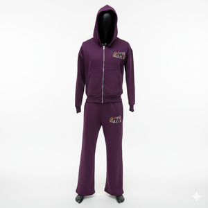 Chándal personalizado con logo bordado para hombre, 100% algodón polar, diseño totalmente personalizado y perfecto para uso casual o streetwear, unisex. - Product Image 3