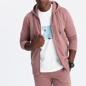 Survêtements en coton pour hommes grande taille XL, nouveau design hiver, décontractés, pour la maternité, fitness, à motif uni, en polaire, vêtements de sport - Product Image 1