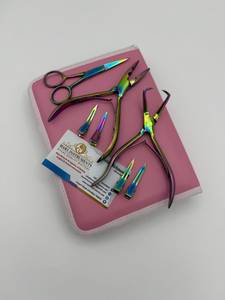 Kit de Herramientas para Extensiones de Cabello, Alicates para Cerrar Microperlas, Agujas para Extensiones de Cabello, Tijeras y Clips - Product Image 4