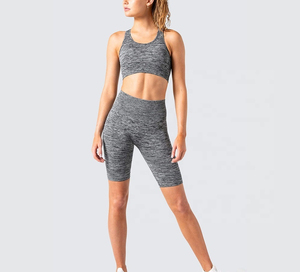 Ensembles de soutiens-gorge de sport à maintien élevé pour femmes, style unique et confortable, respirants à l'avant, pour le yoga, le fitness et la gym, de fabricants professionnels - Product Image 1