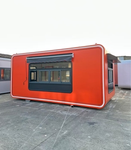 Liquidation à faible coût Maison préfabriquée Offre Spéciale Maison mobile préfabriquée Maison capsule 20 pieds cabine apple pour le camping en plein air - Product Image 2