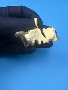 Elegante Colgante de Moissanita Plateado en Plata 925, Joyería Hip Hop de Lujo, Regalo de Moda Brillante para Hombres y Mujeres - Product Image 5