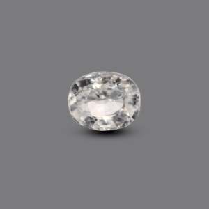 Handcrafted 6.8 Carat White Cubic Zirconia Loose Gemstone for Fine Jewelry - Product Image 1