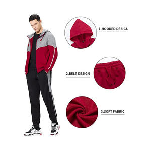 Compra al por Mayor Conjuntos Deportivos de Invierno para Hombre, Trajes de Dos Piezas para Correr, Ropa Deportiva Informal, 100% Algodón Felpa para Hombre, Económico - Product Image 5