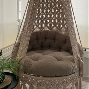 Hanging chair, <b>Macrame</b> swing, hängesessel, Swing chair, <b>Macrame</b> swing chair, hanging chair indoor, chair hanging indoor hammock, - Product Image 1