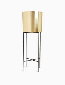 Pot de fleurs en métal scandinave élégant avec support, pot de fleurs minimaliste pour l'intérieur, pour salon, balcon, jardin - Product Image 4