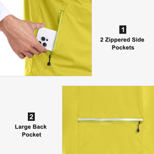 Chaqueta de Béisbol Profesional Resistente al Agua de Manga Corta, Chaqueta de Bateo de Microfibra Premium, Chaqueta Resistente para Hombre - Product Image 4