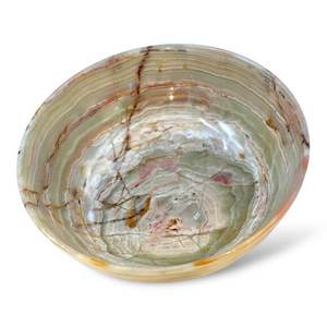 Cuenco de ónix visualmente atractivo, estos cuencos son ideales para servir frutas secas, bocadillos, postres, decorativos. Precio de venta al por mayor. - Product Image 1