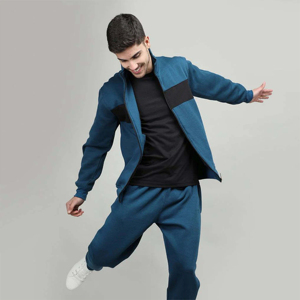 FLY HUMBLE SPORTSWEAR Nuevo Conjunto Deportivo con Capucha para Hombre, Diseño Color Block, 100% Algodón, Suave, Duradero, Secado Rápido y Transpirable - Product Image 6