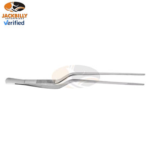 Pinzas para apósitos JACKBILLY con forma de bayoneta, punta serrada, 14 cm, acero inoxidable de alta calidad, instrumentos quirúrgicos ORL - Product Image 6