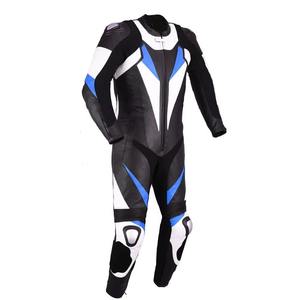 Traje de Motociclismo Profesional de Cuero para Hombre, Armadura Personalizada, Chaqueta y Pantalón de Cuerpo Completo, Resistente al Viento, Transpirable, Jersey de Carreras OEM - Product Image 1