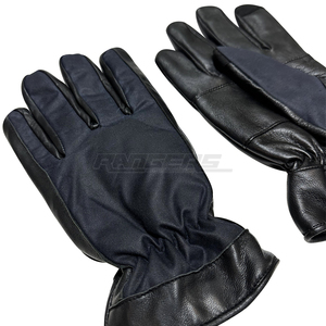 Gants de chasse en cuir imperméables en toile pour hommes, design personnalisé, usage quotidien, antidérapants, compatibles écran tactile, pour l'extérieur, hiver - Product Image 4