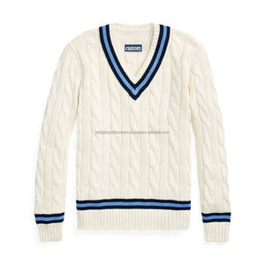 Suéter de Cricket Personalizado para Hombre con Logotipo Frontal, Manga Larga, Tejido Transpirable para Invierno - Product Image 2
