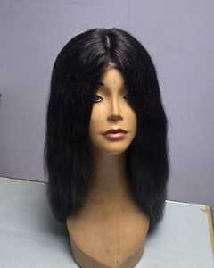Perruque complète 26 pouces 100% cheveux humains Remy indiens, ondulation naturelle, Lace Front, qualité supérieure, densité moyenne, Taz Hair Bd, perruque sans colle - Product Image 6