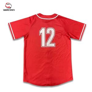 Maillots de baseball haute performance légers, uniformes d'équipe personnalisés pour les équipes scolaires et les clubs, vente en gros - Product Image 3