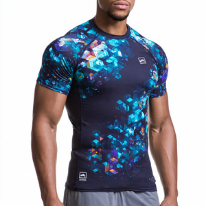 Camiseta Deportiva de Compresión Unisex para Gimnasio y Fitness, Manga Corta, Secado Rápido, Transpirable, Ecológica, 100% Poliéster, Protección UV - Product Image 5